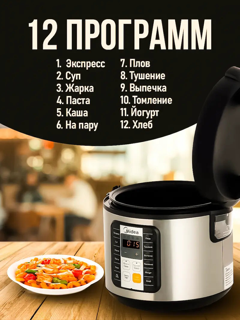 Режимы приготовления и функции мультиварки